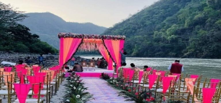 Riverside Wedding Venue in Rishikesh